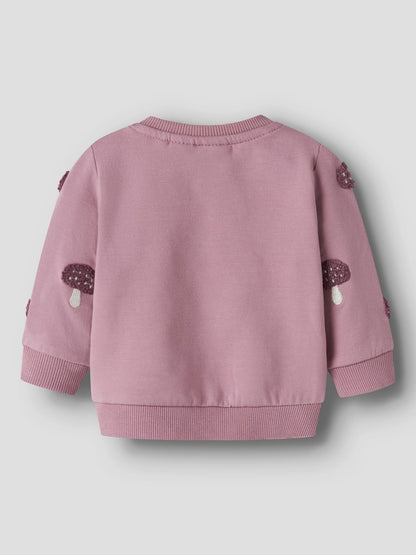 Sweattröja Svampar Oditte Rosa