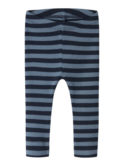 Byxa/Legging Banio Ribbad Randig Marin/ Blå