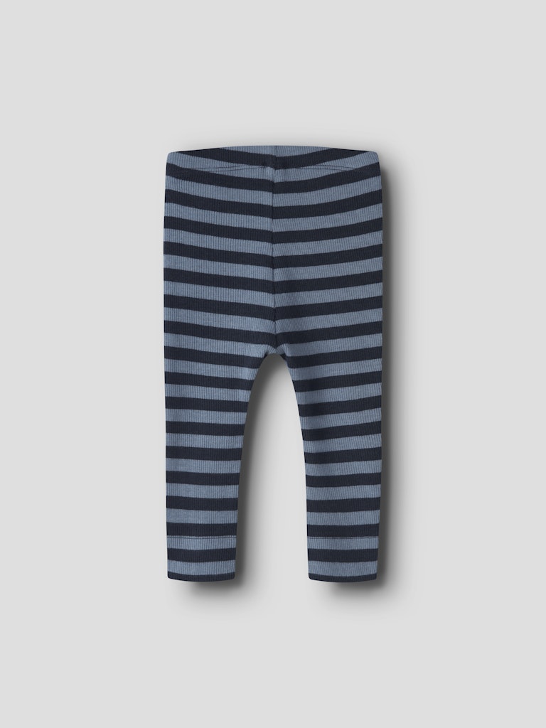 Byxa/Legging Banio Ribbad Randig Marin/ Blå