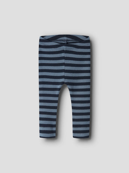 Byxa/Legging Banio Ribbad Randig Marin/ Blå