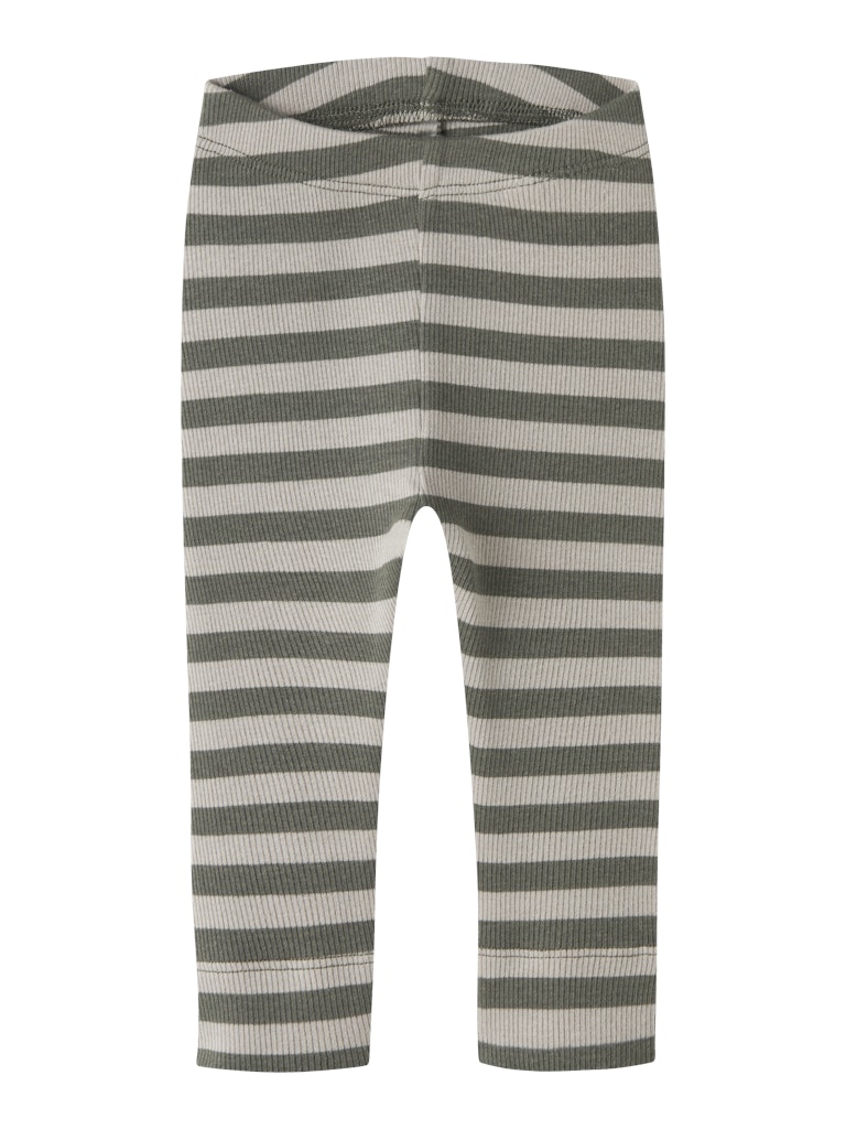 Byxa/Legging Banio Ribbad Randig Grön