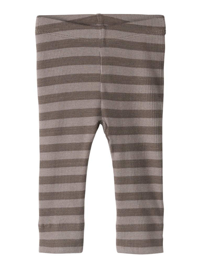Byxa/Legging Banio Ribbad Randig Brun