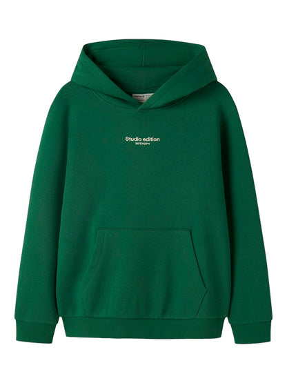 Hoodie Brody Enfärgad Grön