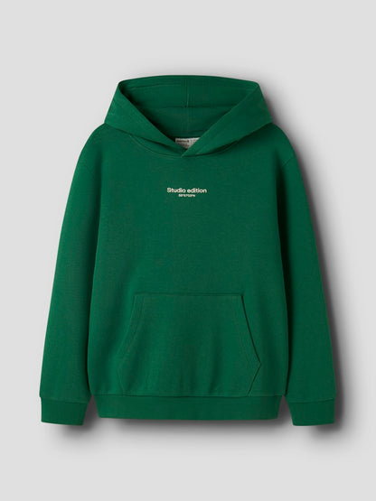 Hoodie Brody Enfärgad Grön