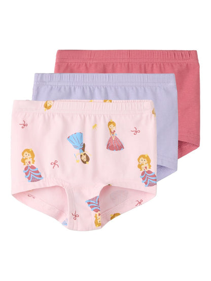 Trosor 3-pack Prinsessor Rosa