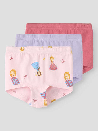 Trosor 3-pack Prinsessor Rosa