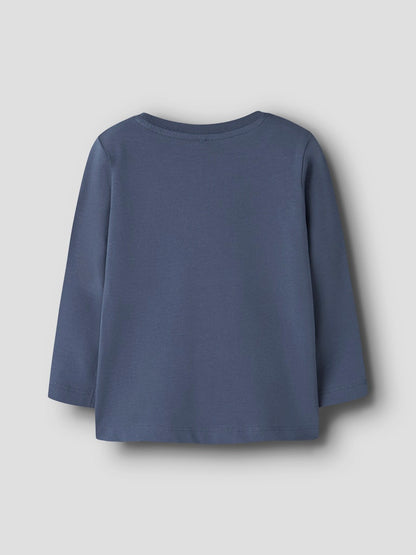 T-shirt Långärmad Grävmaskin Karke Blå