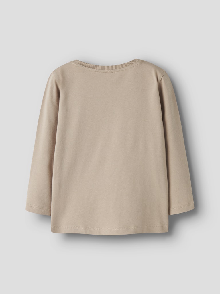 T-shirt Långärmad Grävmaskin Karke Beige
