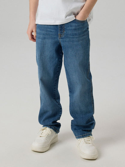 Jeans Lös Passform Ryan Medium Blå Denim