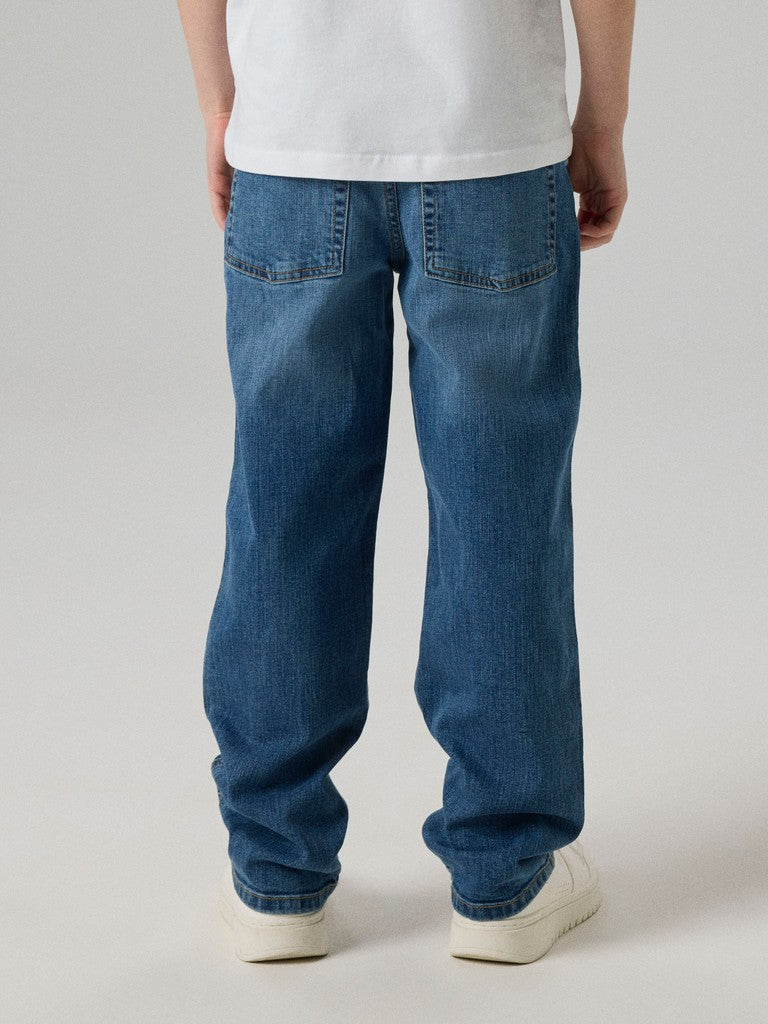 Jeans Lös Passform Ryan Medium Blå Denim