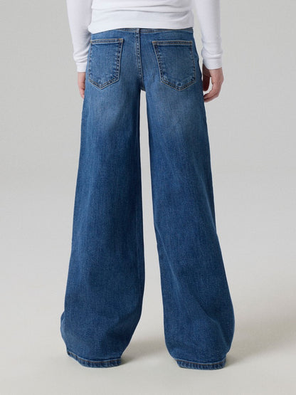 Jeans Extra Vida Ben Polly Enfärgade Medium Blå Denim