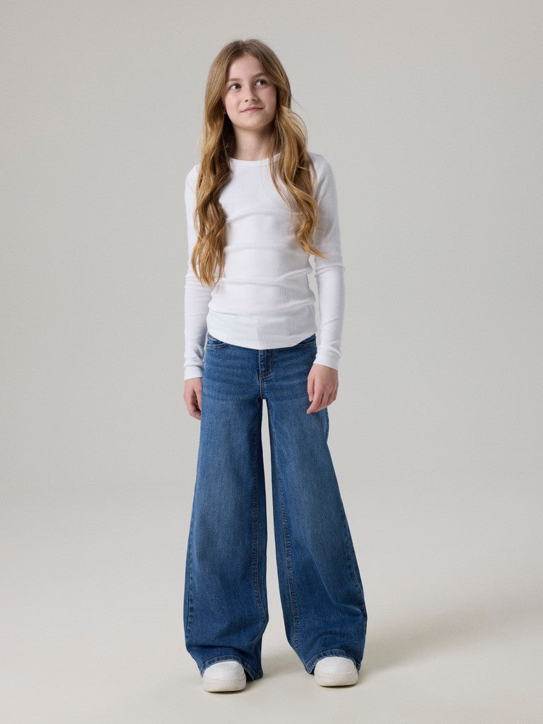Jeans Extra Vida Ben Polly Enfärgade Medium Blå Denim