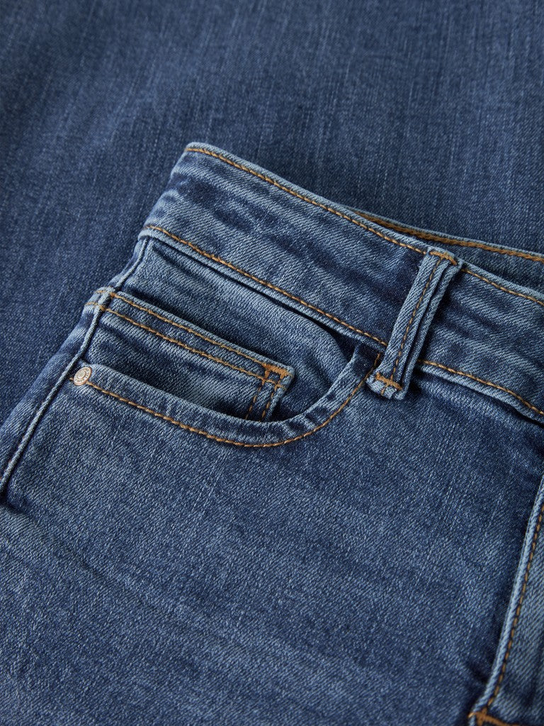 Jeans Extra Vida Ben Polly Enfärgade Medium Blå Denim