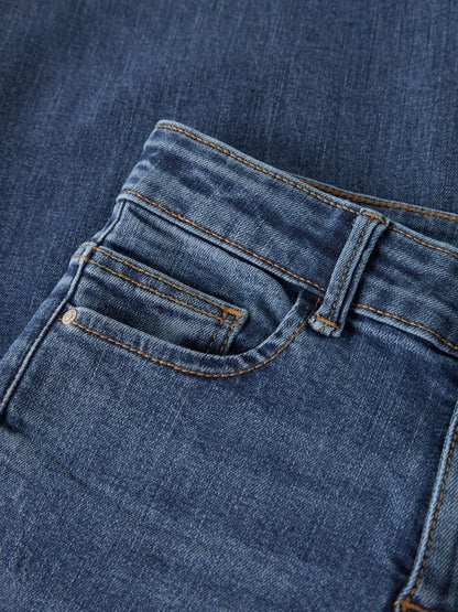 Jeans Extra Vida Ben Polly Enfärgade Medium Blå Denim
