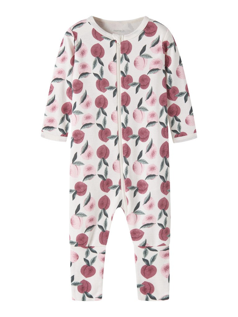 Pyjamas Frukter Dragkedja Vit