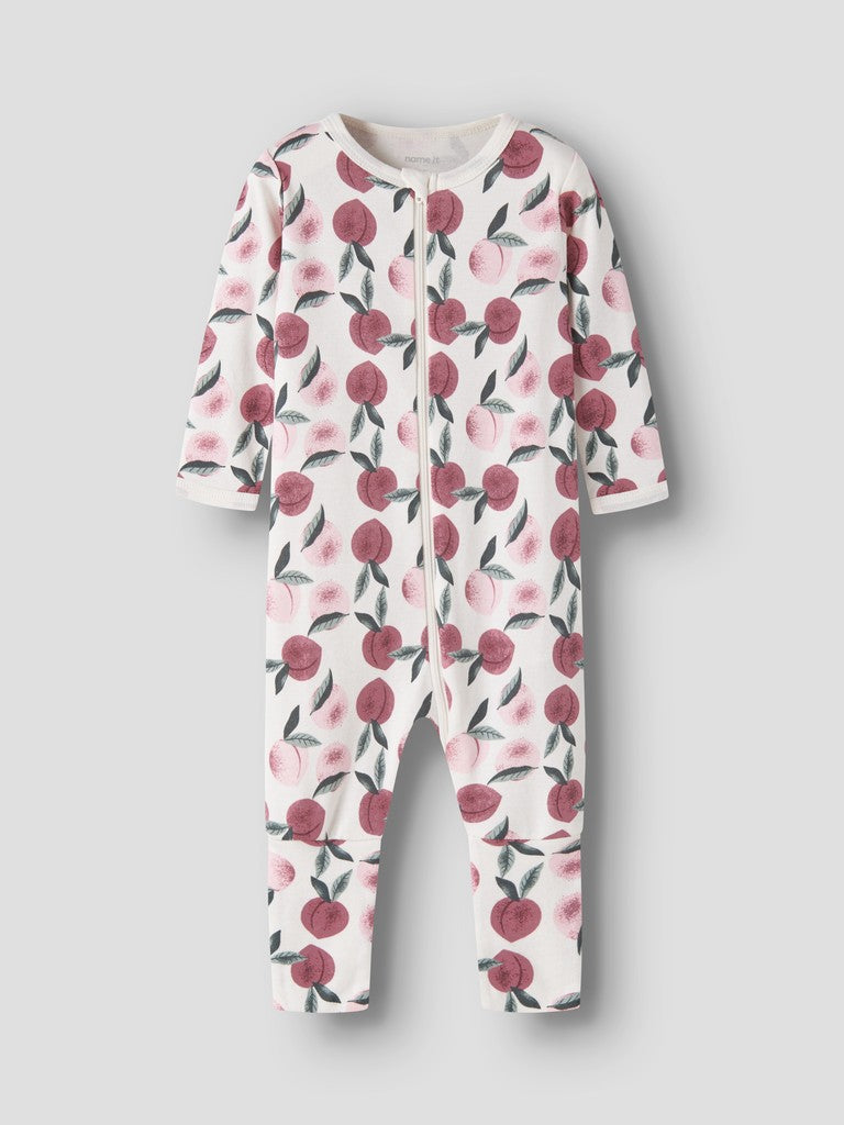 Pyjamas Frukter Dragkedja Vit