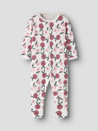 Pyjamas Frukter Dragkedja Vit