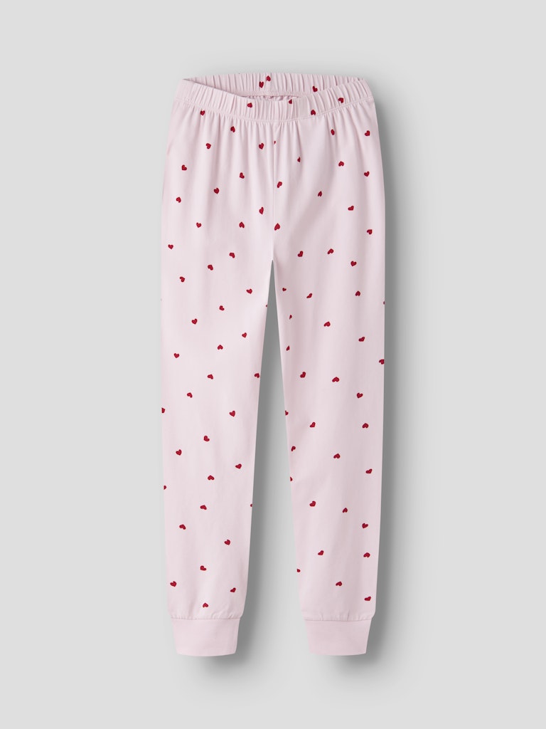 Pyjamas Långärmad Hjärtan Rosa