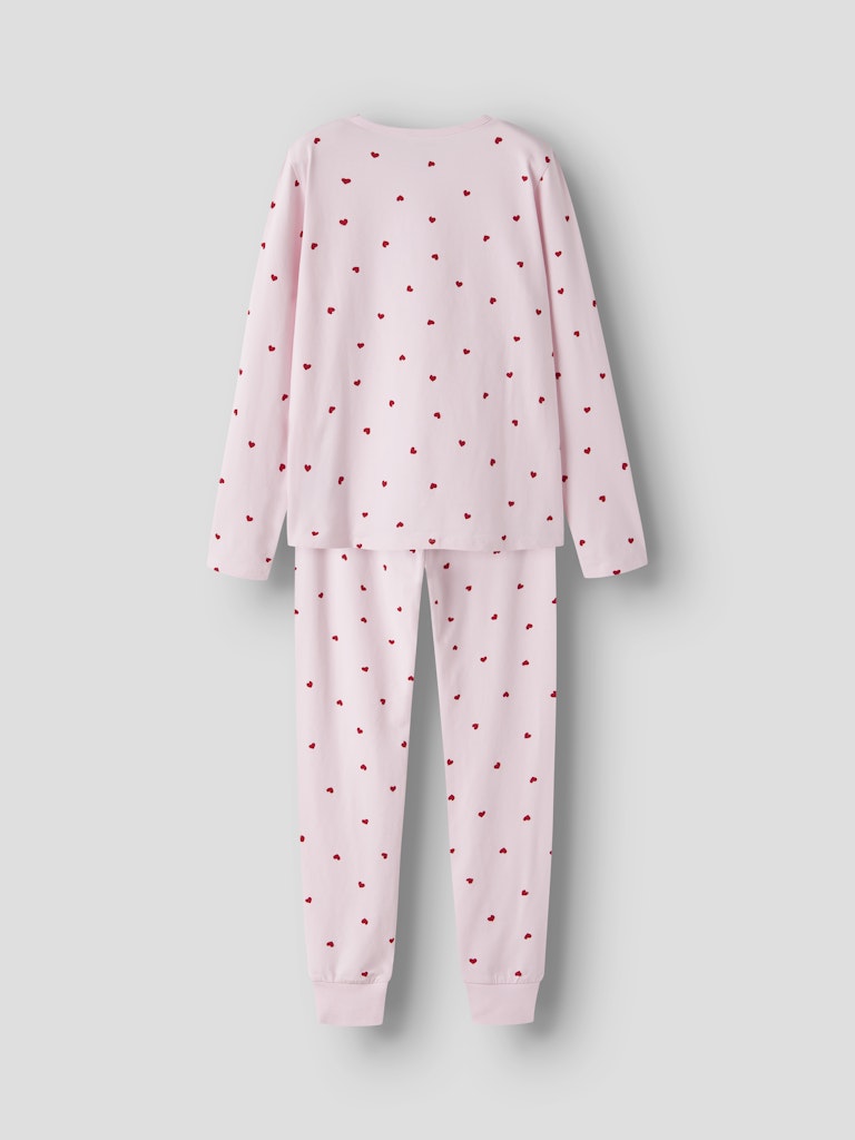 Pyjamas Långärmad Hjärtan Rosa