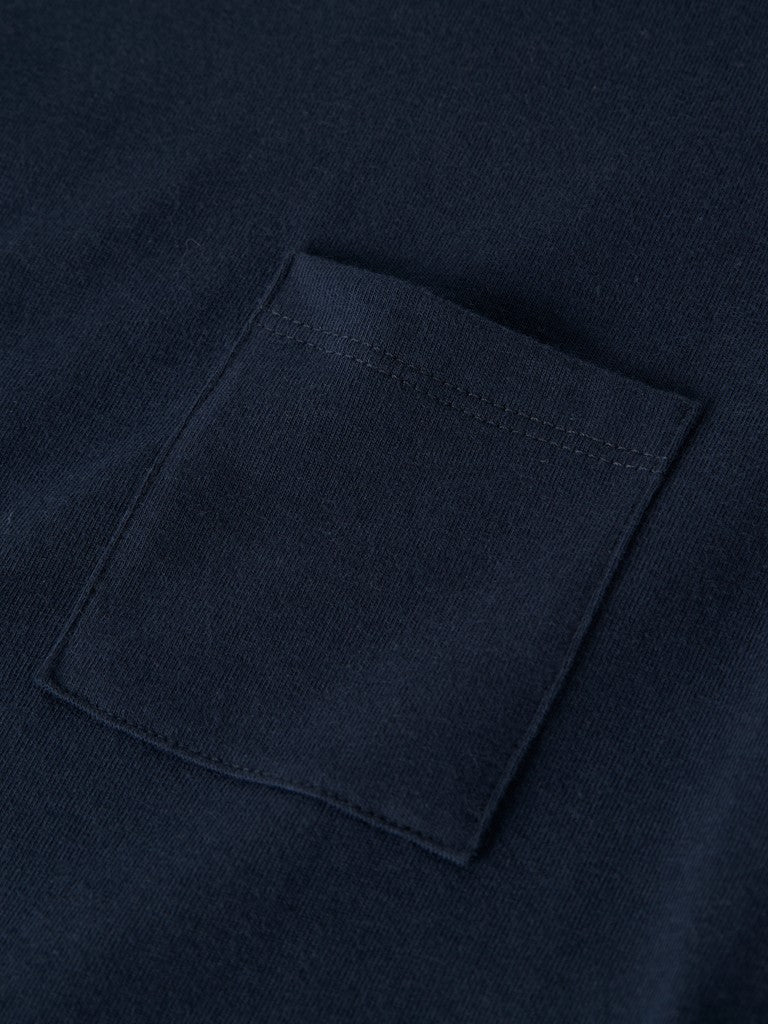 Långärmad Topp Rivo Enfärgad Marin Blå