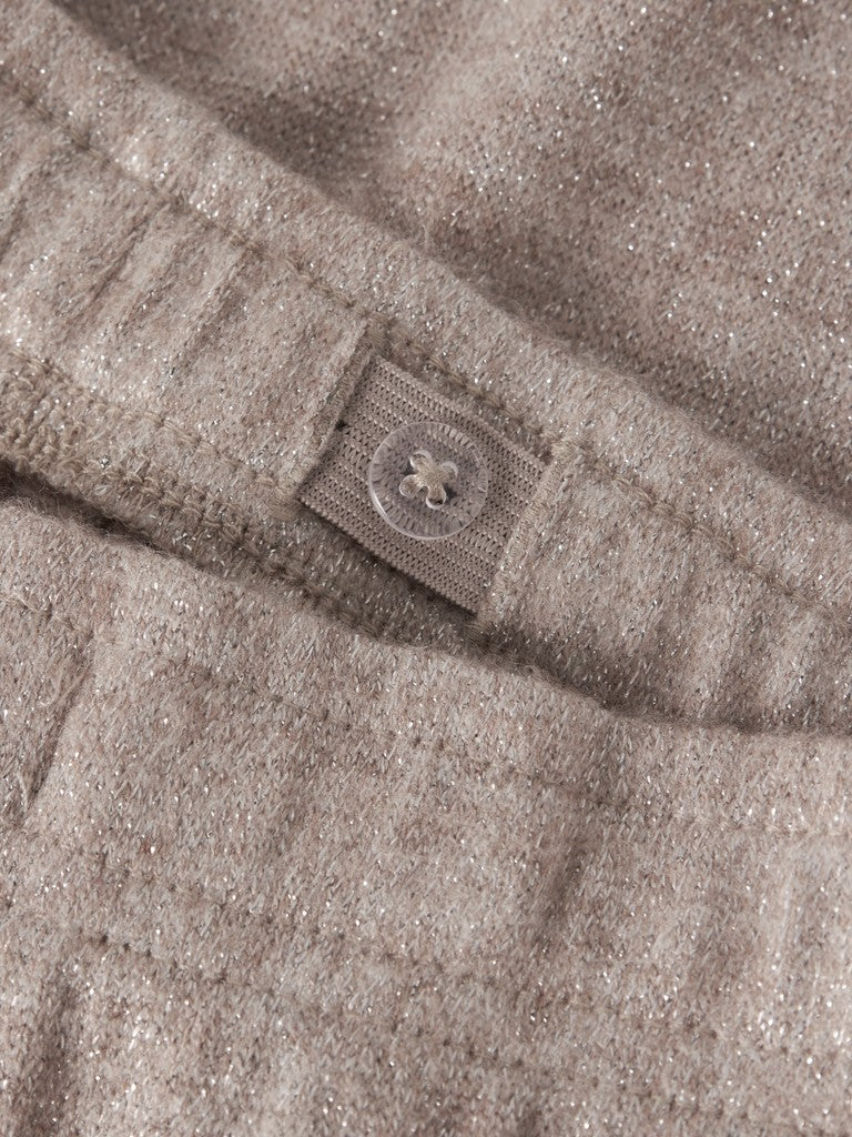 Glittriga Byxor Vida Ben Rammi Beige