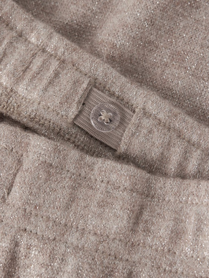 Glittriga Byxor Vida Ben Rammi Beige