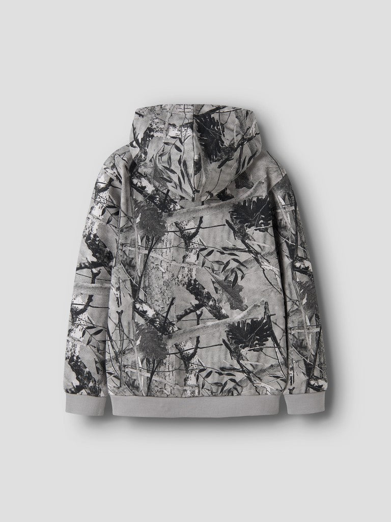 Hoodie Mönstrad Rasse Grå