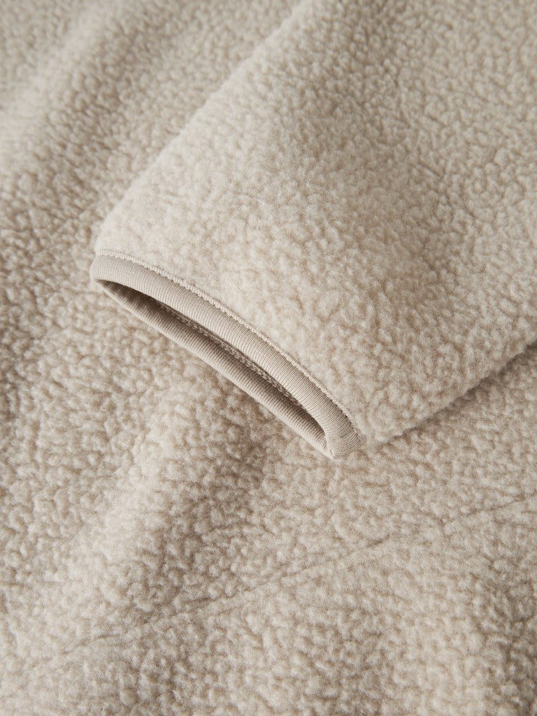 Hoodie Teddy Risa Enfärgad Beige