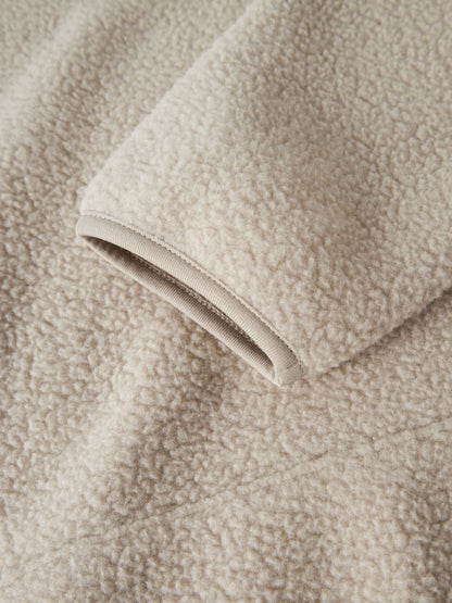Hoodie Teddy Risa Enfärgad Beige
