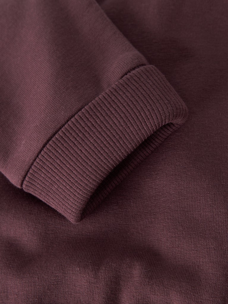 Sweatbyxa Tasalle Enfärgad Vinröd