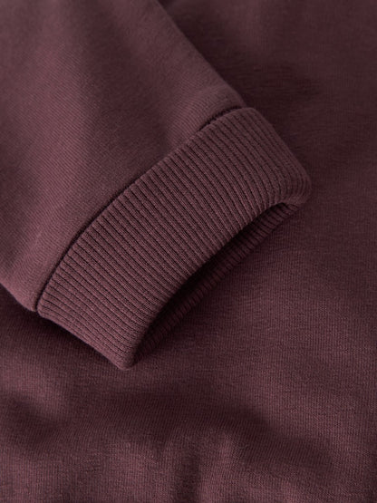 Sweatbyxa Tasalle Enfärgad Vinröd