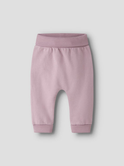 Sweatbyxa Tasalle Enfärgad Rosa