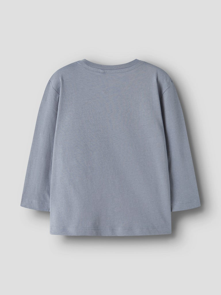 T-shirt Långärmad  Grävmaskin Vagno Blå