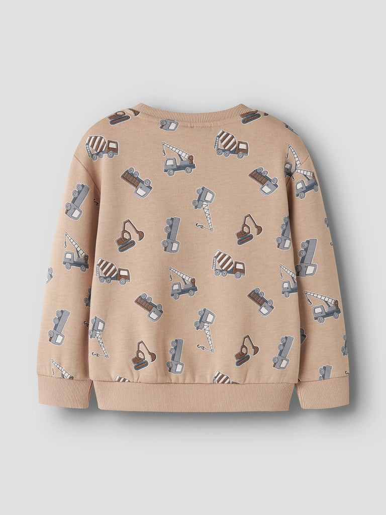 Sweattröja Grävmaskiner Vimo Beige
