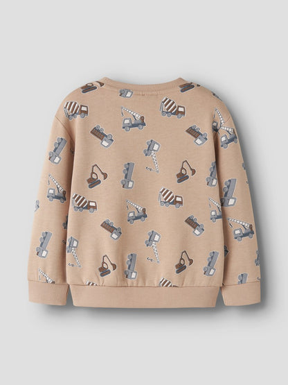 Sweattröja Grävmaskiner Vimo Beige