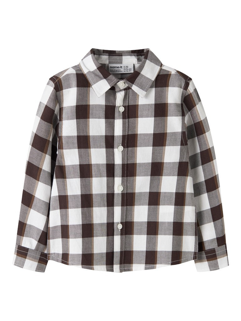 Skjorta Flanell M Rutig Ralum Brun