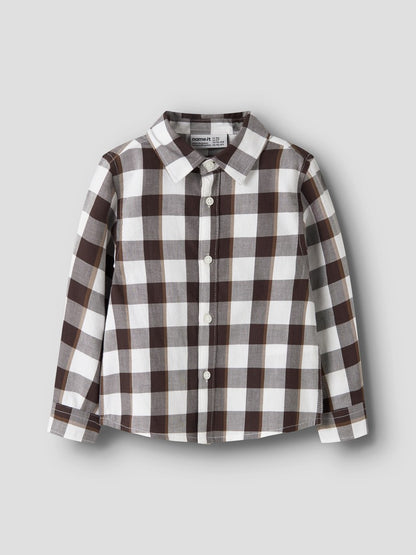 Skjorta Flanell M Rutig Ralum Brun