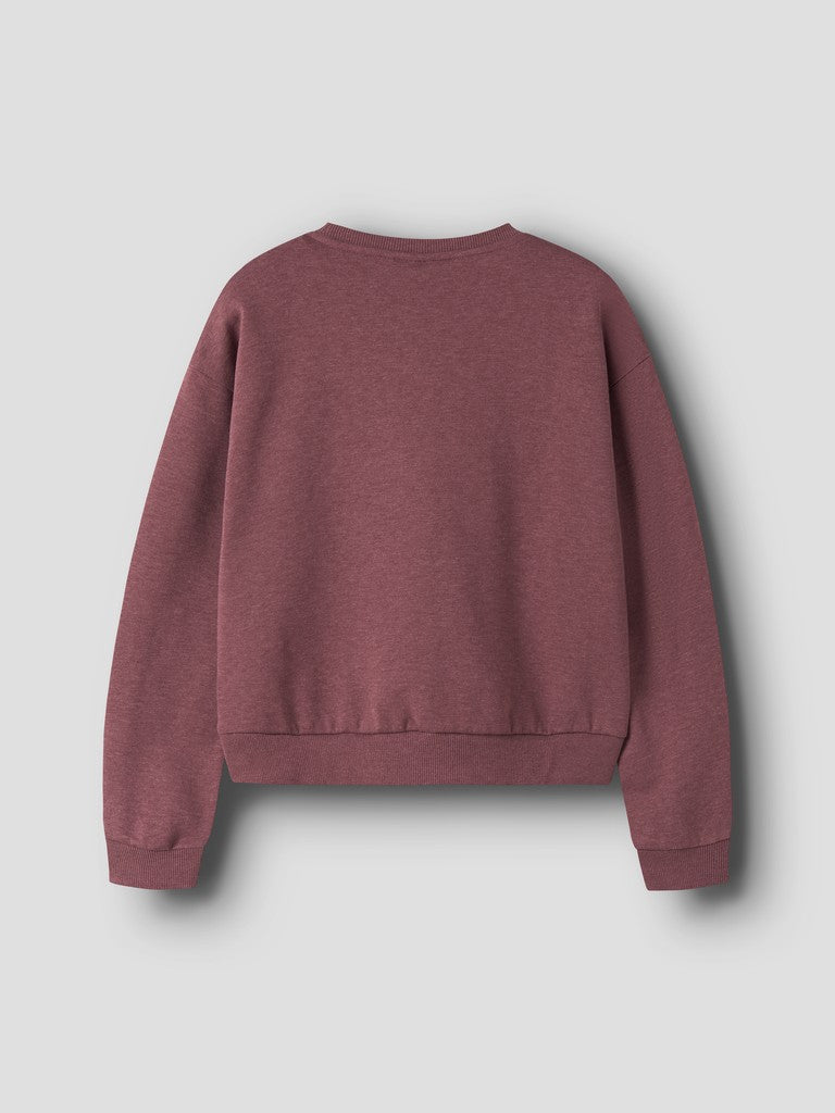 Sweattröja Iconic Enfärgad Vima Vinröd