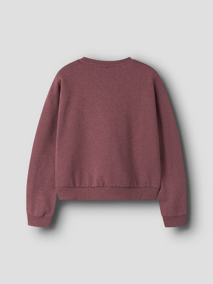 Sweattröja Iconic Enfärgad Vima Vinröd