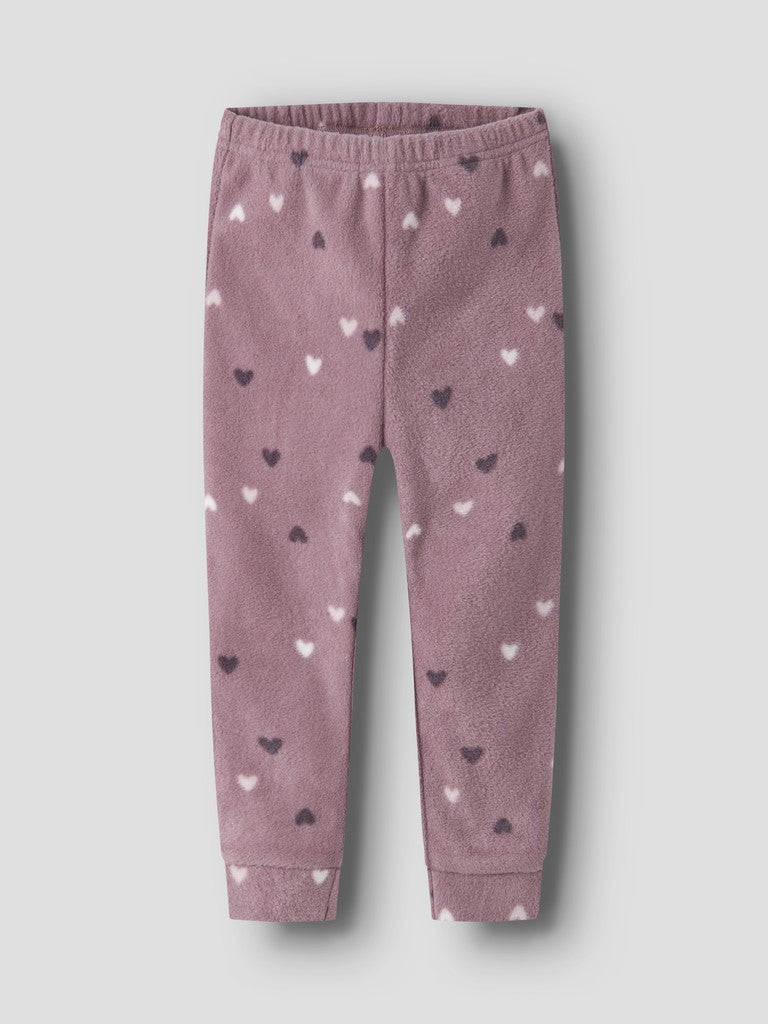 Fleece-set Spektra Hjärtan Rosa