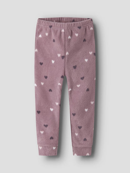Fleece-set Spektra Hjärtan Rosa