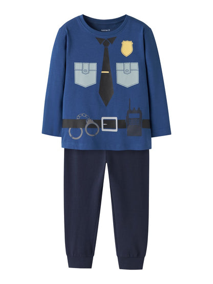 Pyjamas Polis Rasiq Blå