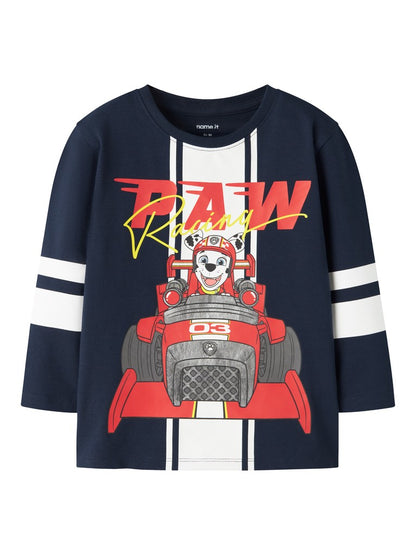 Topp Långärmad Paw Patrol Marshall Oliver Marinblå
