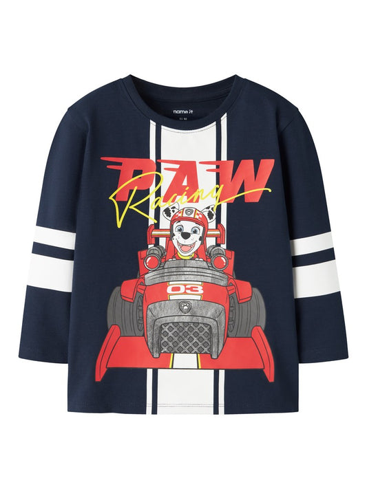 Topp Långärmad Paw Patrol Marshall Oliver Marinblå
