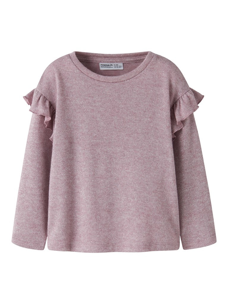 Glittrig Tröja Rammi Rosa