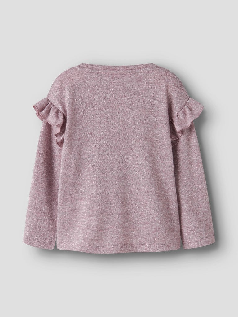 Glittrig Tröja Rammi Rosa