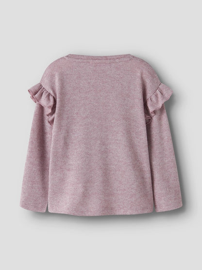 Glittrig Tröja Rammi Rosa