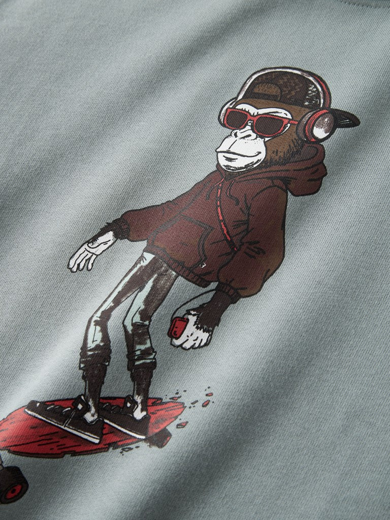 Hoodie Ruz Apa Skate Grön