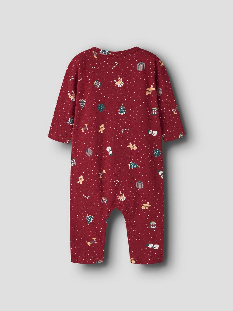 Pyjamas Julmotiv Vismas NB Röd
