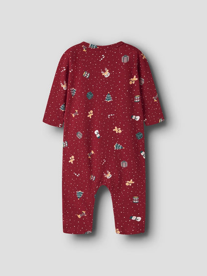 Pyjamas Julmotiv Vismas NB Röd